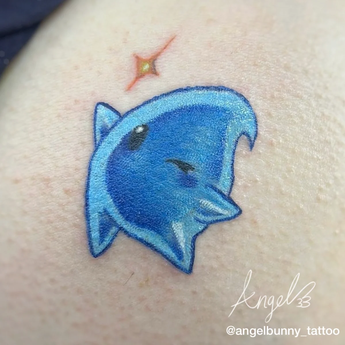 Estrella azul a color — Angelbunny, Garavatto